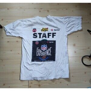 1997 NFL Football Experience Volunteer Staff New Orleans Shirt Size L